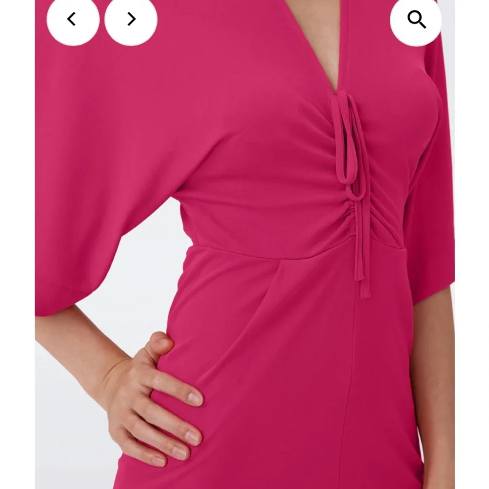 Diane Von Furstenburg Valerie Dress in Bright Berry Size Small NWT